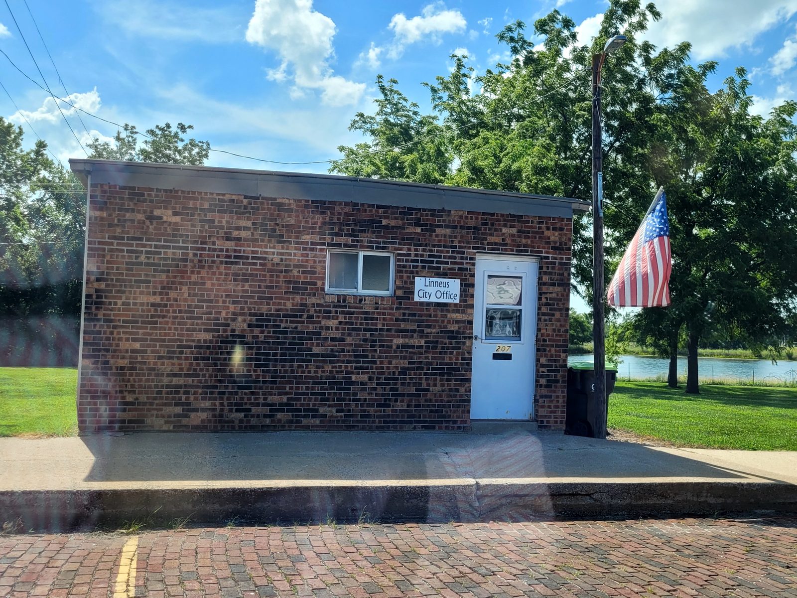 The Linneus City Office building at 207 N. High Street