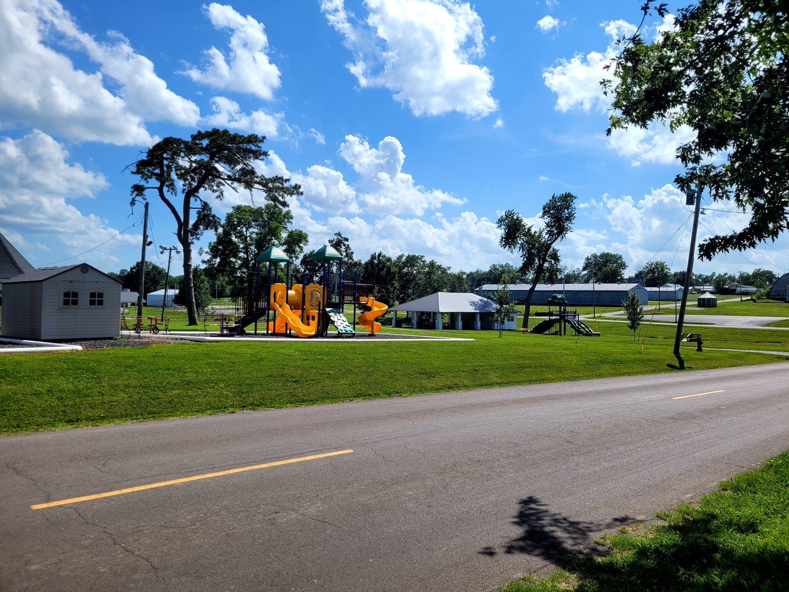 The playground at the Linneus city park